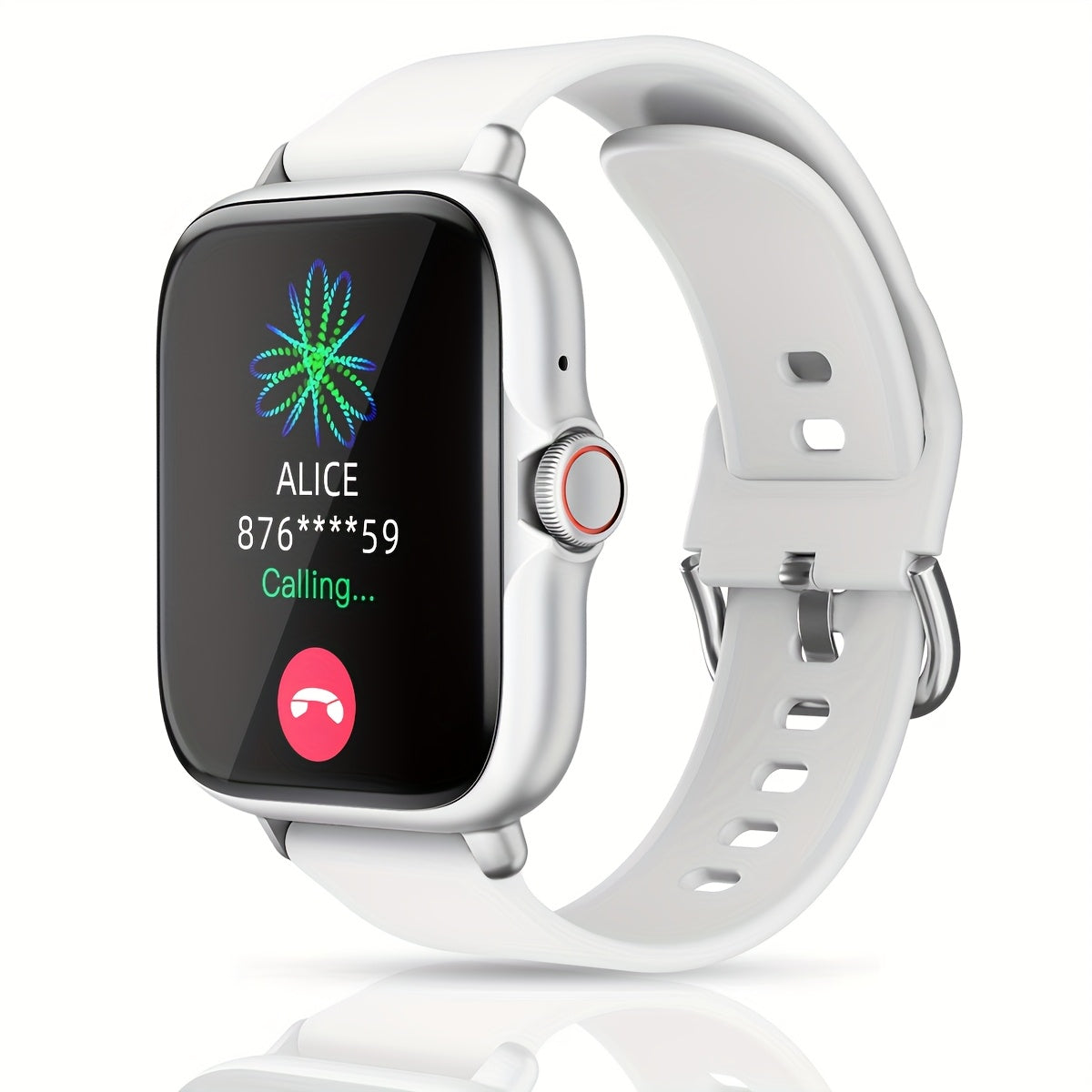 Sports Smart Watch, 1.83'' Full Touch Screen Display with Message, Answer Make Call Smartwatch, Monitoring, Sports Pedometer, Information Alerts, for iPhone Android Phones, Smartbands Fitness Watch for Women Men Friend Gift,