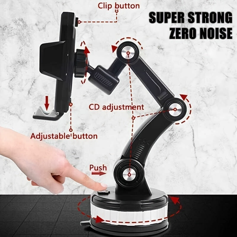 Multifunctional 360 Degrees Rotating Stand, Mobile GPS Stand, Center Console, Universal Car Mobile Phone Stand. Perfect For Birthday Gifts, Christmas, Easter, President's Day, And More