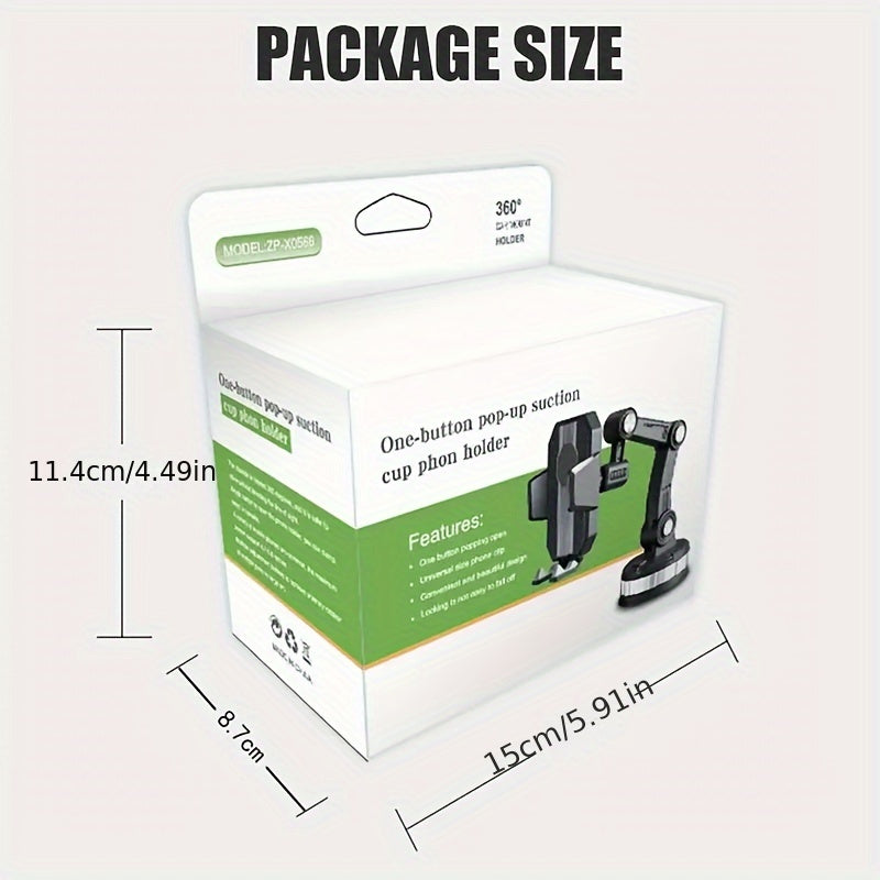 Multifunctional 360 Degrees Rotating Stand, Mobile GPS Stand, Center Console, Universal Car Mobile Phone Stand. Perfect For Birthday Gifts, Christmas, Easter, President's Day, And More