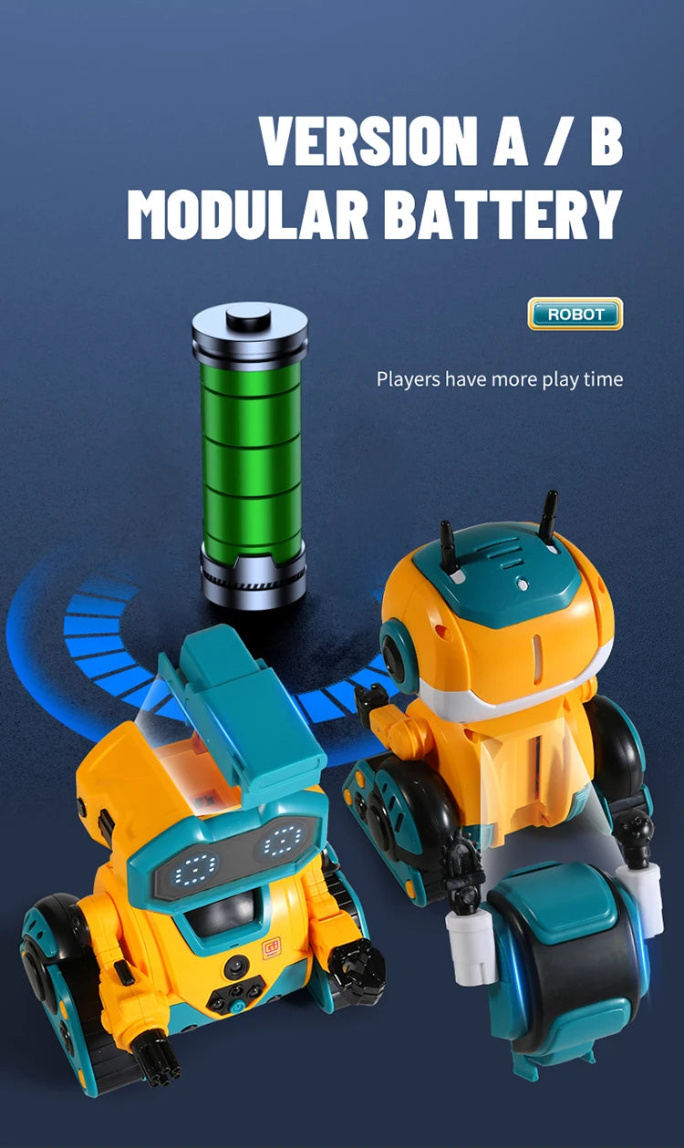 Smart Robot Interactive 2.4G Emo Remote Control Intelligent Induction Music Sensing Robotic Toys for Children Birthday Gifts