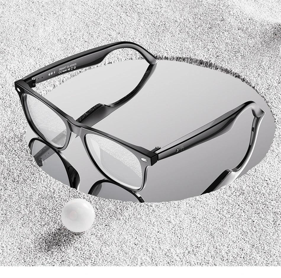 high-tech AI smart glasses can be equipped with various lenses such as sunglasses, blue light, myopia, Men women smart glasses