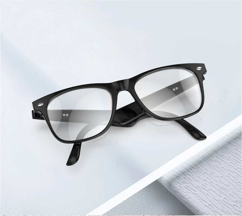 high-tech AI smart glasses can be equipped with various lenses such as sunglasses, blue light, myopia, Men women smart glasses
