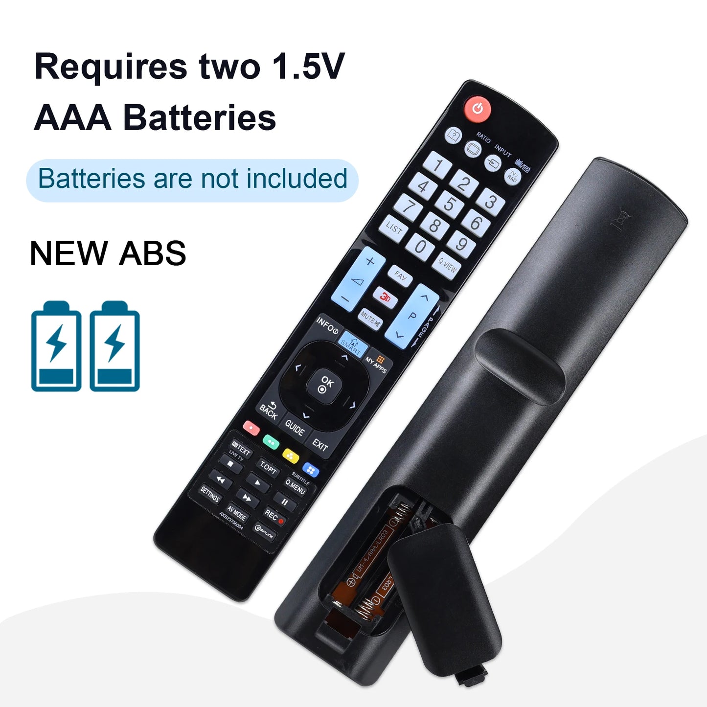 Smart Tv 遥控器 for Tv 60La620S Akb73756504 32Lm620T Akb73275618 Akb73756502 Akb74475401, Akb74475433, Akb73975702