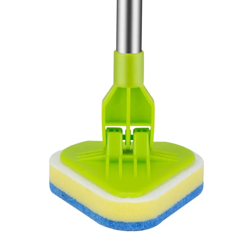 Household Floor Brush Multifunctional Floor Brush Retractable Triangular Brush Convenient Cleaning Brush Family Bathroom Brush
