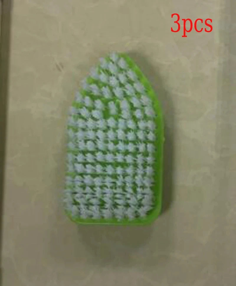 Household Floor Brush Multifunctional Floor Brush Retractable Triangular Brush Convenient Cleaning Brush Family Bathroom Brush
