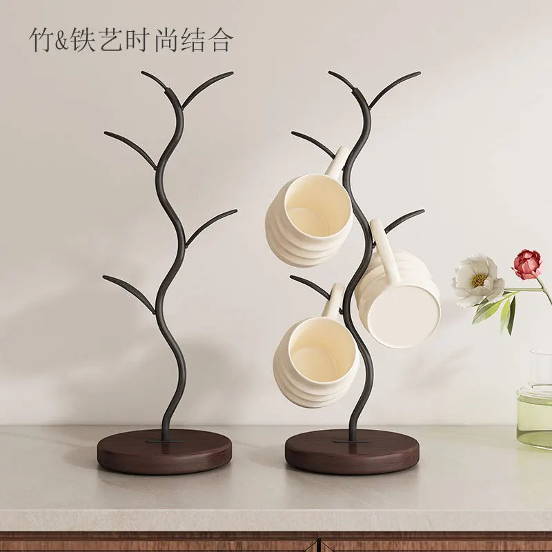 Household Items Tree-shaped Cup Holder Living Room Decorative Cup Holder Shelf Entrance Key Storage Kitchens Accessories Home