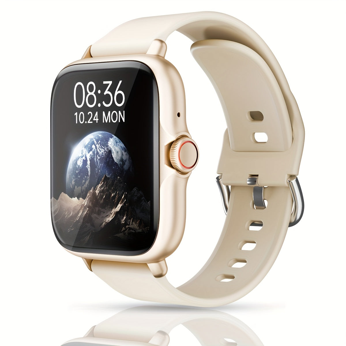 Sports Smart Watch, 1.83'' Full Touch Screen Display with Message, Answer Make Call Smartwatch, Monitoring, Sports Pedometer, Information Alerts, for iPhone Android Phones, Smartbands Fitness Watch for Women Men Friend Gift,