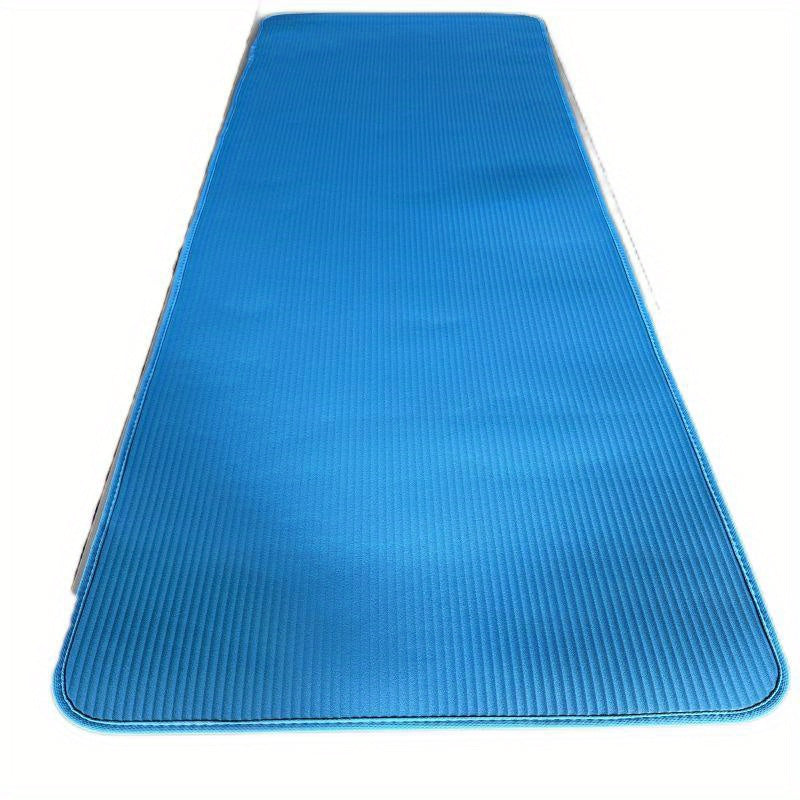 [Extra-Large Non-Slip Yoga Mat] Extra-Large Non-Slip NBR Rubber Yoga Mat - Durable, Wear-Resistant Fitness & Training Pad for Sports and Exercise - Available in Gray, Blue, Black