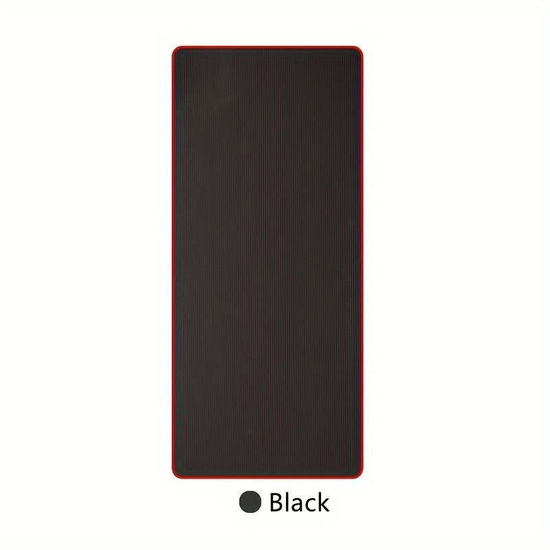 [Extra-Large Non-Slip Yoga Mat] Extra-Large Non-Slip NBR Rubber Yoga Mat - Durable, Wear-Resistant Fitness & Training Pad for Sports and Exercise - Available in Gray, Blue, Black