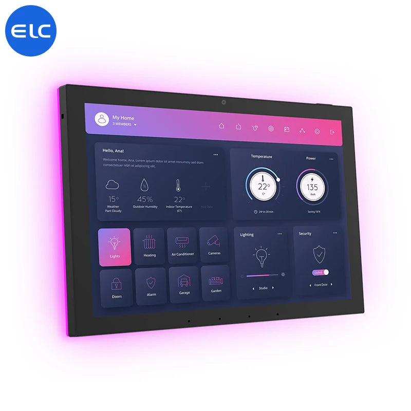 SMT1019 10.1 Inch Android 14 1280*800 Smart Home Automation Tablet All-in-one With RK3576S Quad-Core for Smart Home