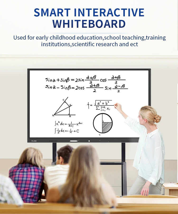 Smart Whiteboard Touch Screen Display Interactive Flat Panel Display Smart Interactive Whiteboard Smart Touch TV