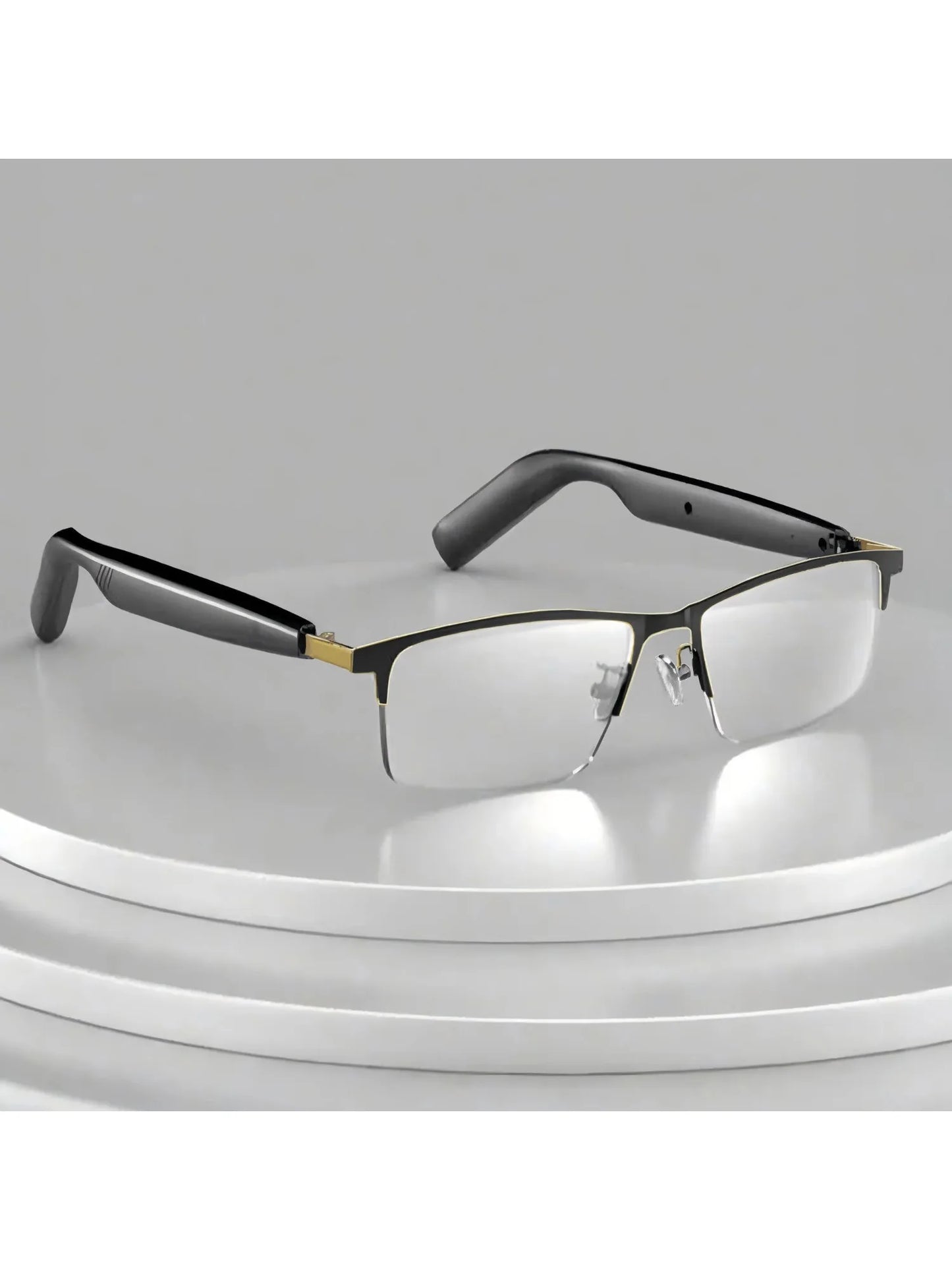 Smart Glasses Touch Control Built-in Microphone, High Resolution Audio, Wireless, Rechargeable Battery Ideal Holiday Gifts