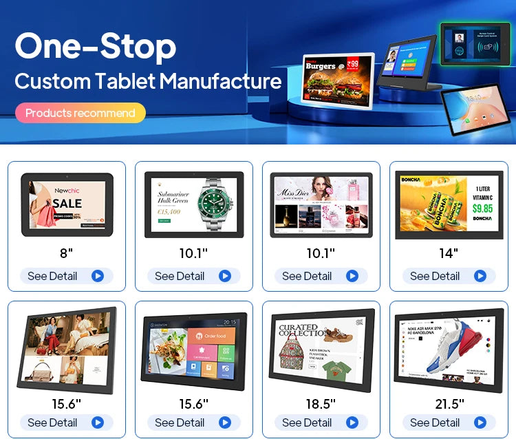 SMT1019 10.1 Inch Android 14 1280*800 Smart Home Automation Tablet All-in-one With RK3576S Quad-Core for Smart Home