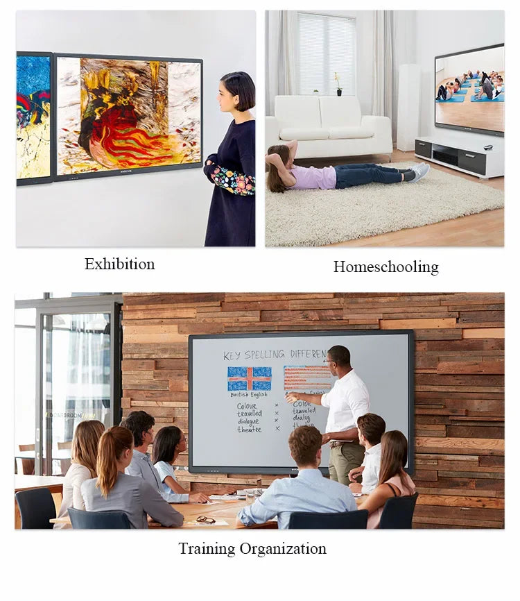Smart Whiteboard Touch Screen Display Interactive Flat Panel Display Smart Interactive Whiteboard Smart Touch TV