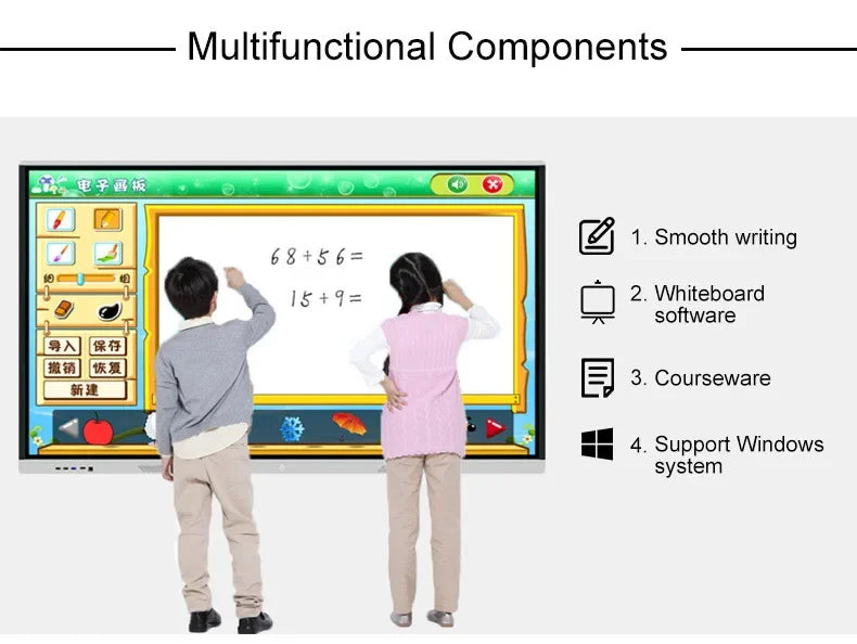 Smart Whiteboard Touch Screen Display Interactive Flat Panel Display Smart Interactive Whiteboard Smart Touch TV